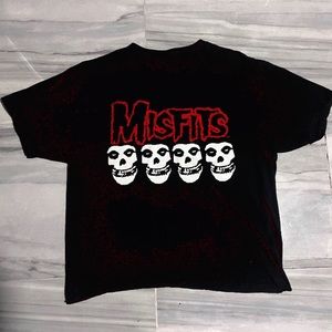 Misfits Shirt. RARE 4 Face Logo.